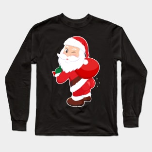 Santa's Butt Long Sleeve T-Shirt